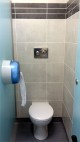 New toilets in Lucan Community College, County Dublin - refurbishment by Tilbury Construction, Dublin, Ireland