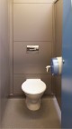 New toilets in Old Bawn Community School, Tallaght - refurbishment by Tilbury Construction, Dublin, Ireland