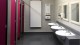 New toilets in Old Bawn Community School, Tallaght - refurbishment by Tilbury Construction, Dublin, Ireland